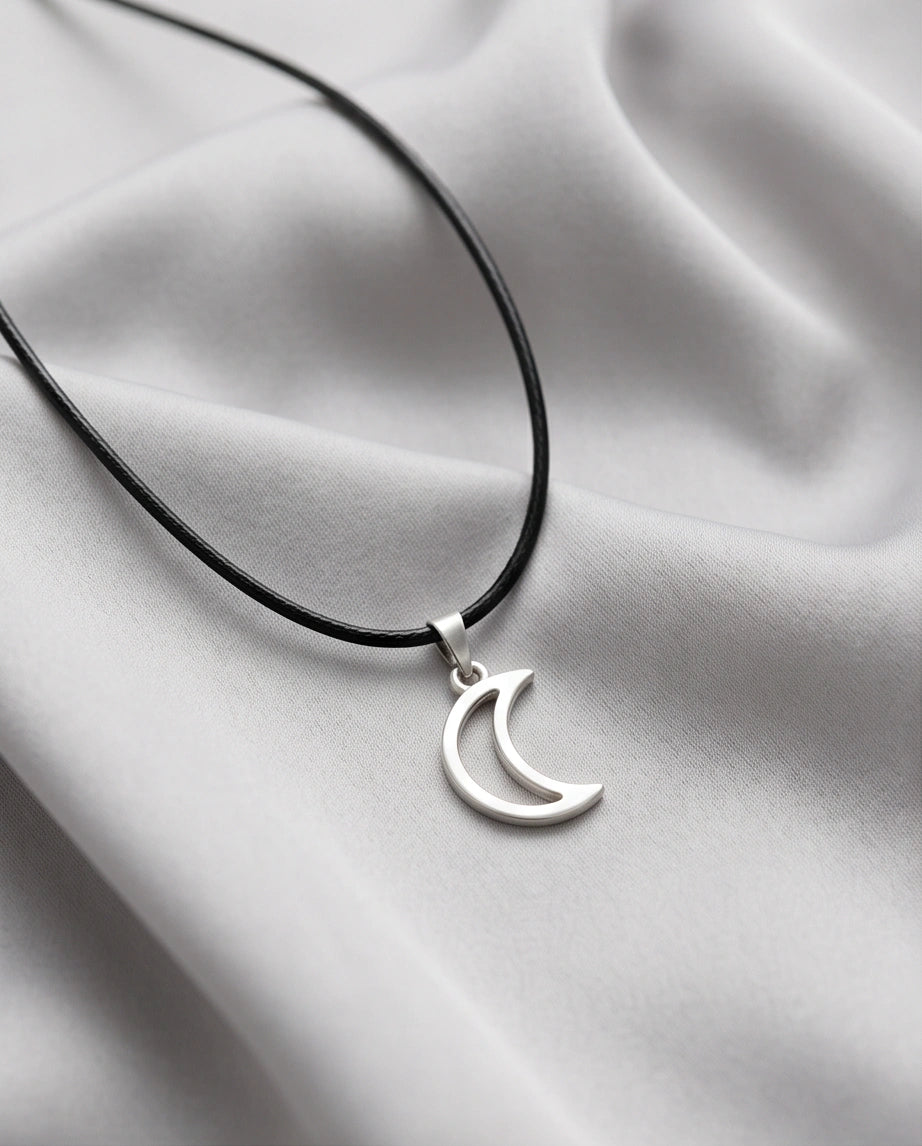 The Luna Minimalist Crescent Moon Necklace