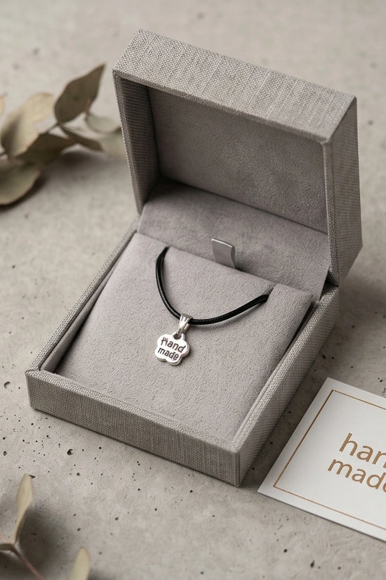 Silver Engraved Handmade Blossom Necklace