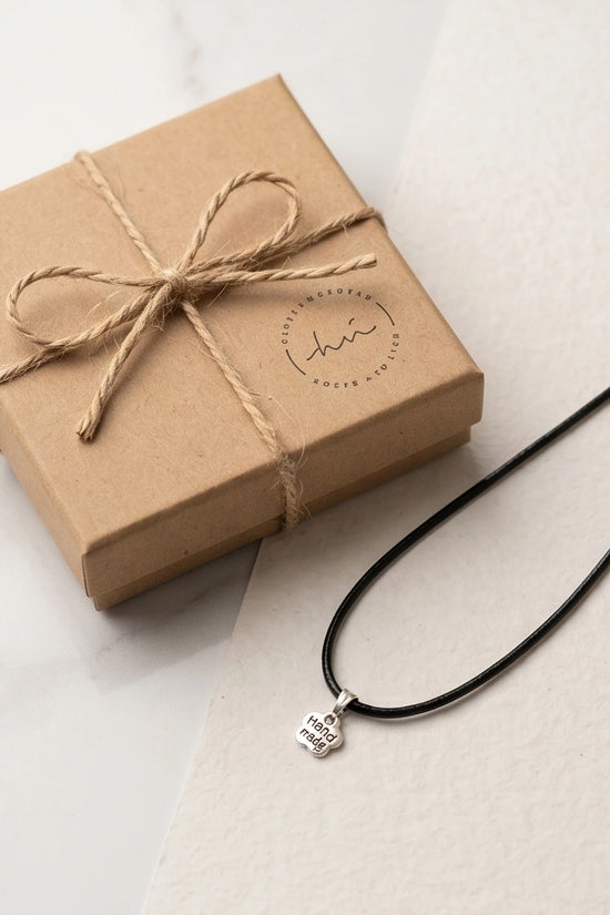 Silver Engraved Handmade Blossom Necklace