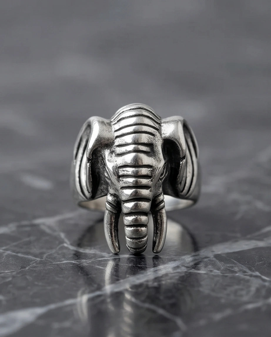 Elephant Totem Ring (often referred to as an Elephant Head Statement Ring).