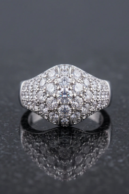 Sovereign Diamond Pave Dome Ring