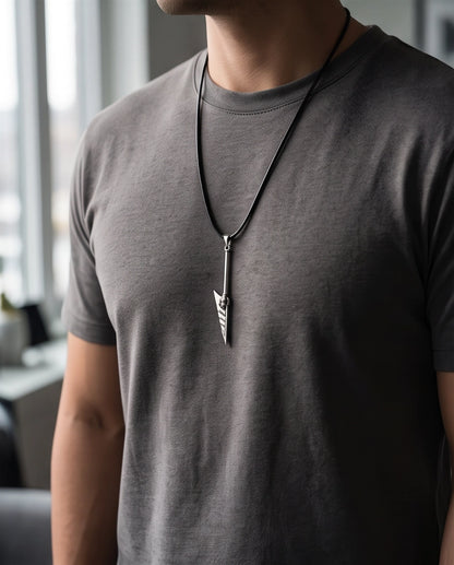 Tribal Arrowhead Spear Pendant