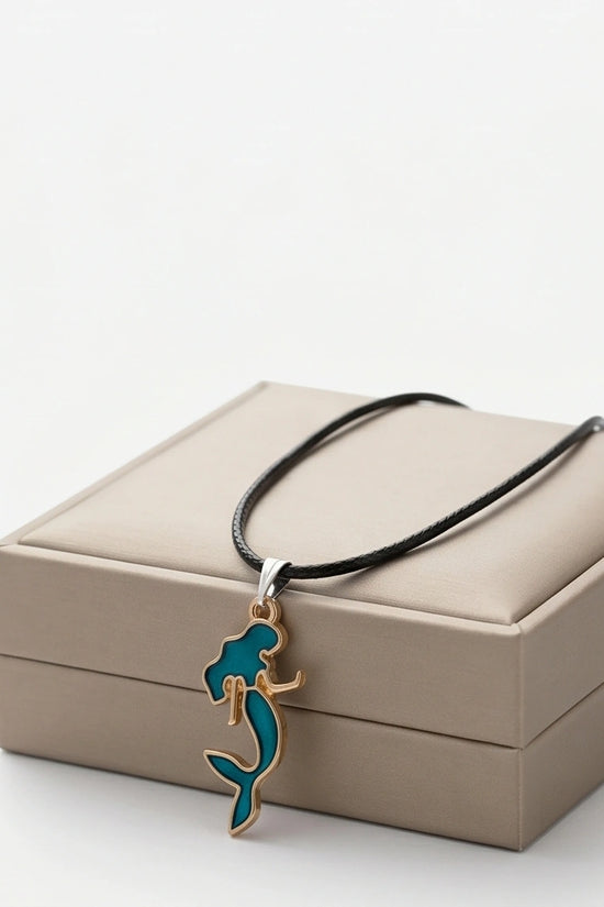 Teal Mystic Mermaid Pendant