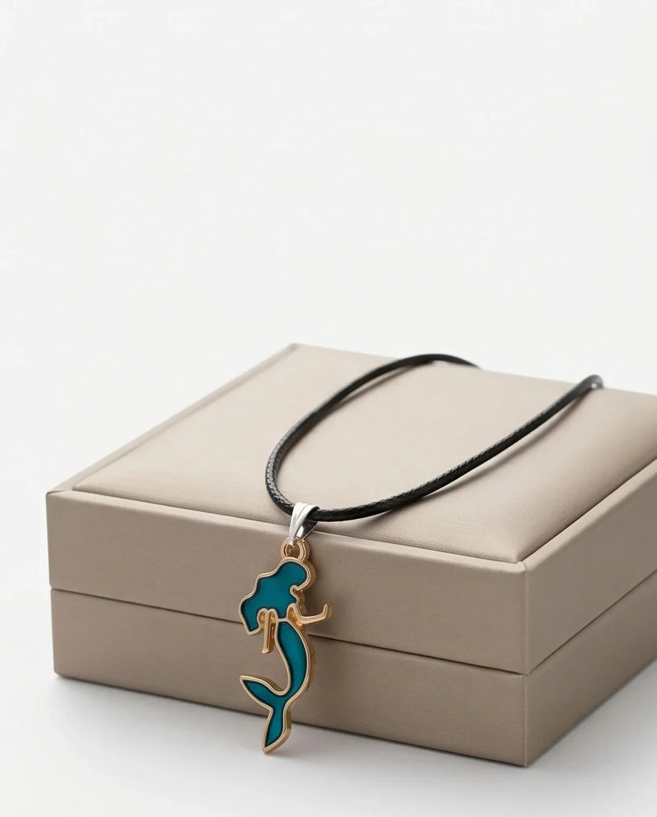 Teal Mystic Mermaid Pendant