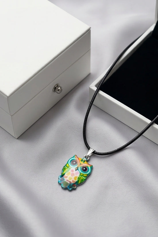 The Azure Owl Pendant