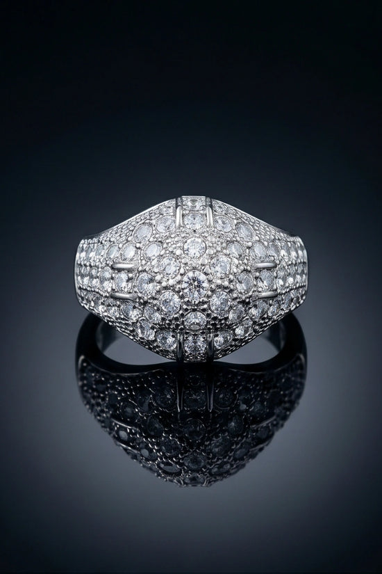 Sovereign Diamond Pave Dome Ring