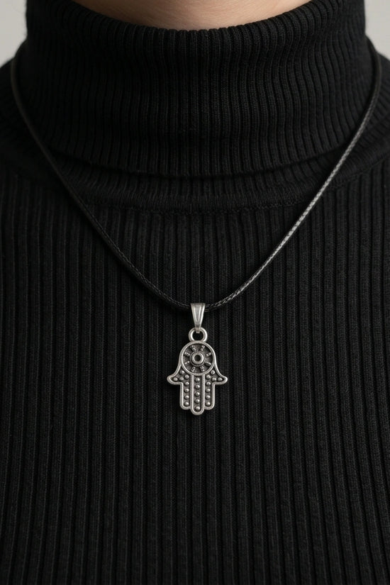 Vintage Industrial Link Pendant Necklace