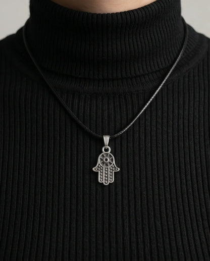 Vintage Industrial Link Pendant Necklace
