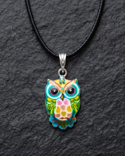 The Azure Owl Pendant