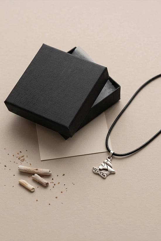 Silver Sailboat Pendant Necklace