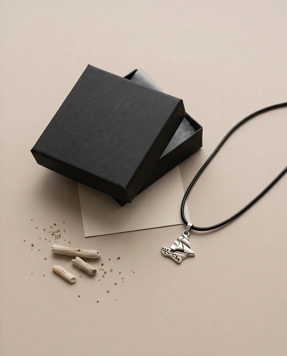 Silver Sailboat Pendant Necklace