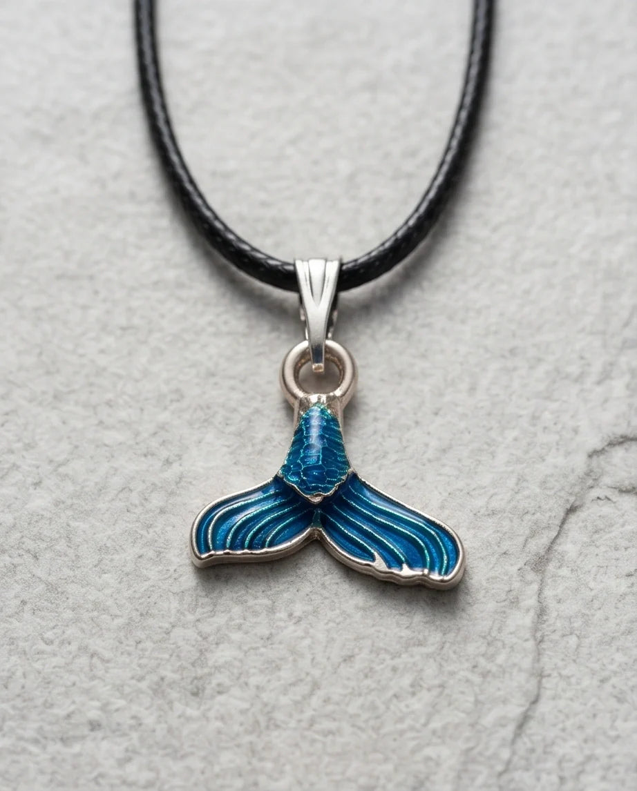 Shimmering Mermaid Tail Pendant