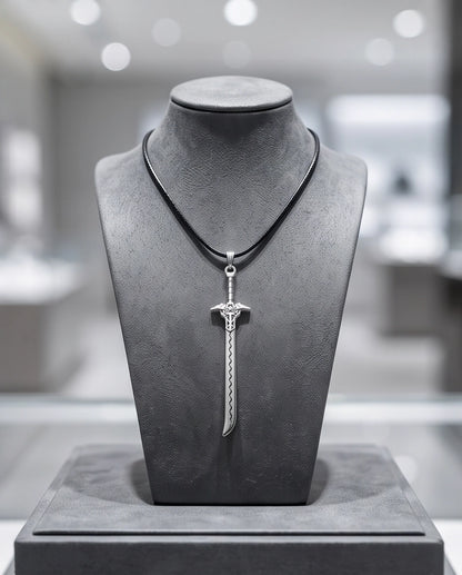 Vintage Katana Sword Pendant Necklace