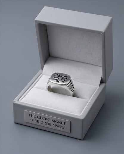 Tribal Glyph Signet Ring