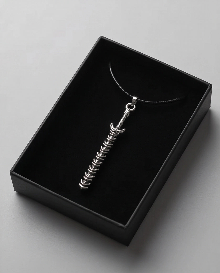 Dragon Spine Sword Pendant Necklace