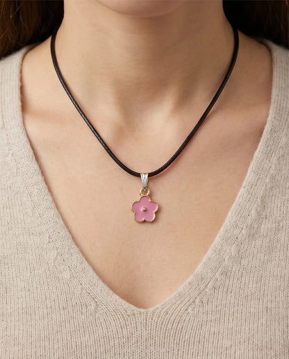 Soft Pink Blossom Pendant