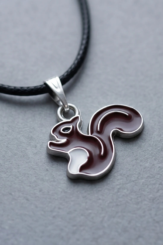 The Walnut Squirrel Pendant