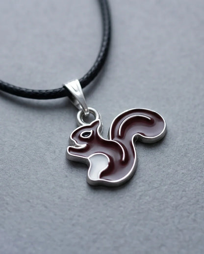 The Walnut Squirrel Pendant
