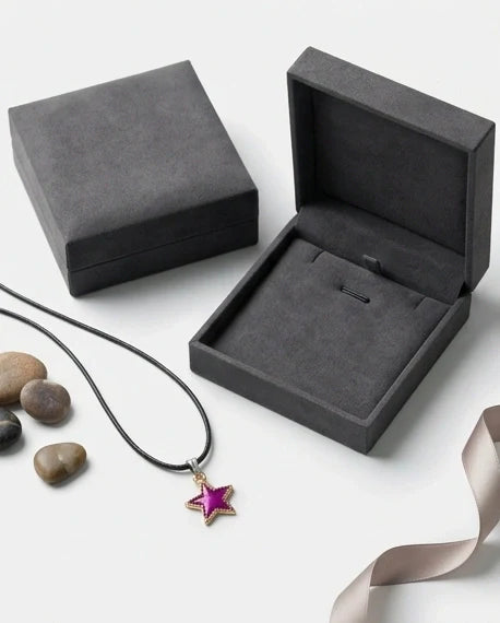 Radiant Purple Star Pendant