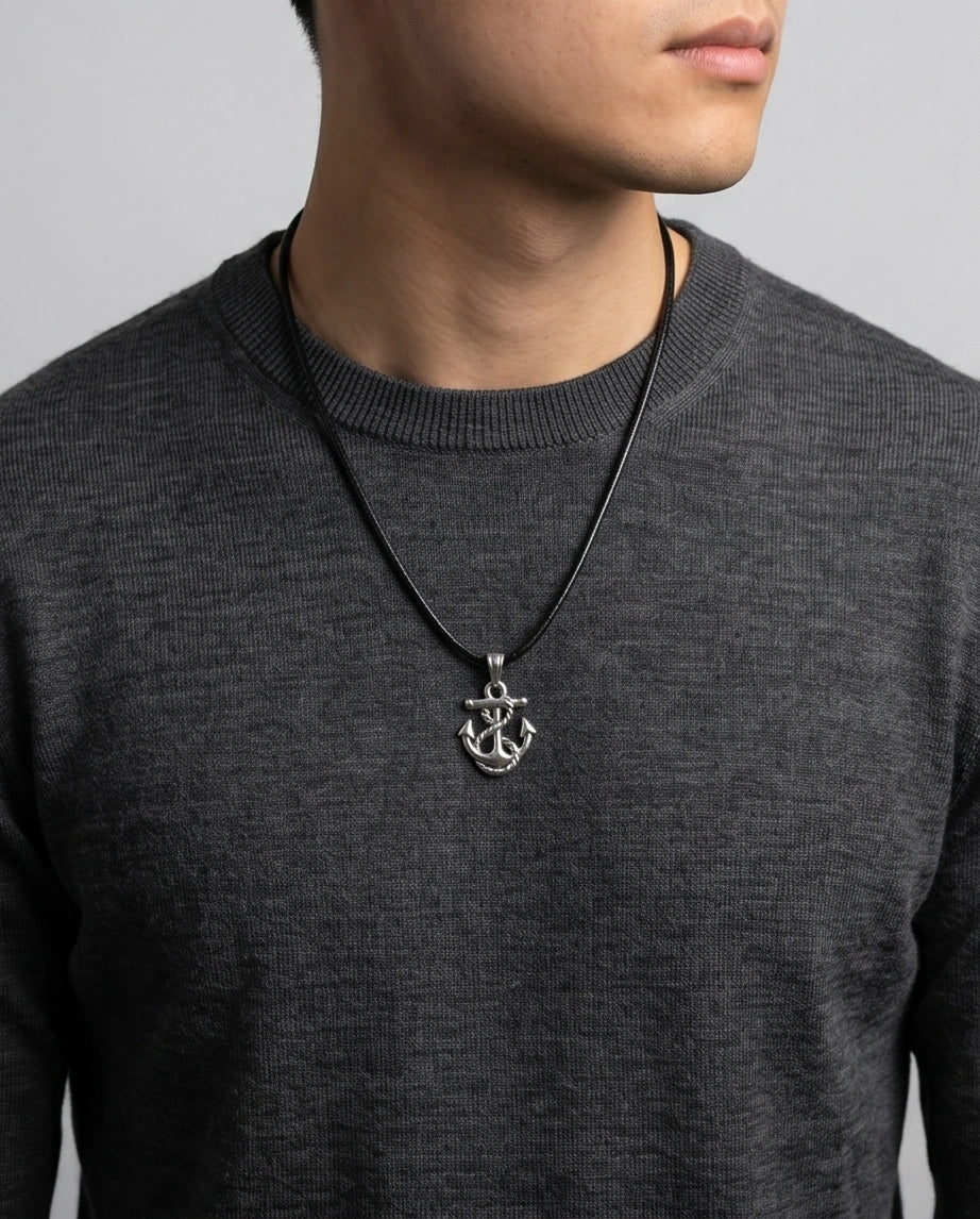 The Deep Sea Fouled Anchor Necklace