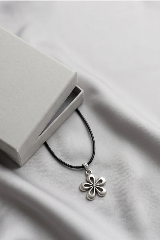 The Sakura Blossom Silver Pendant