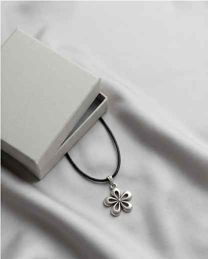 The Sakura Blossom Silver Pendant