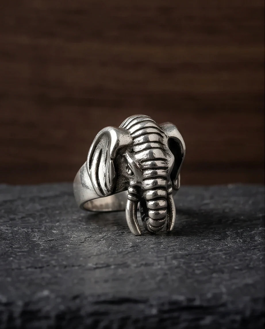 Elephant Totem Ring (often referred to as an Elephant Head Statement Ring).
