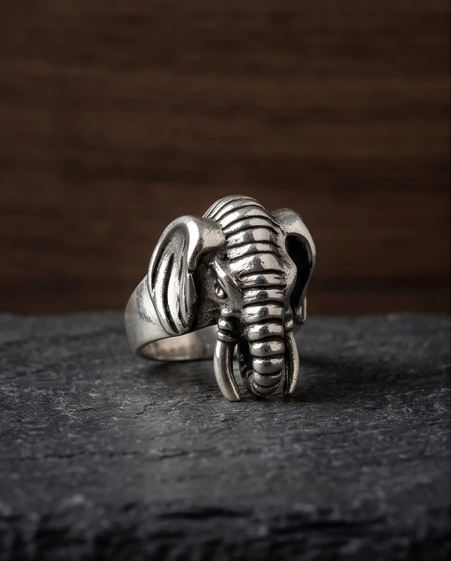 Elephant Totem Ring (often referred to as an Elephant Head Statement Ring).