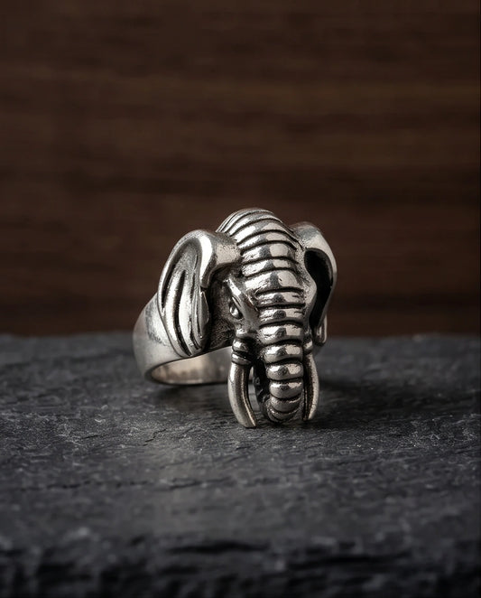 Elephant Totem Ring (often referred to as an Elephant Head Statement Ring).