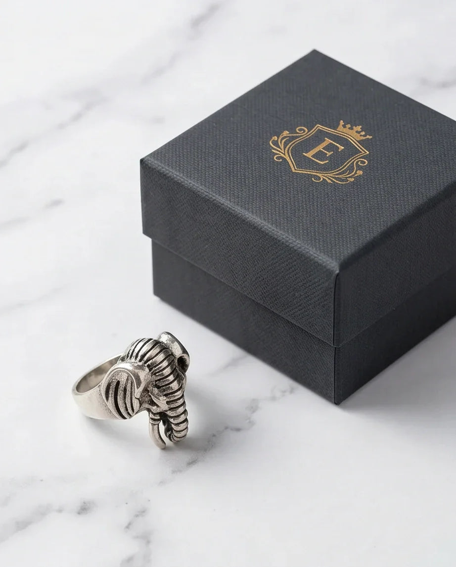 Elephant Totem Ring (often referred to as an Elephant Head Statement Ring).