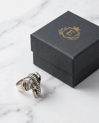 Elephant Totem Ring (often referred to as an Elephant Head Statement Ring).