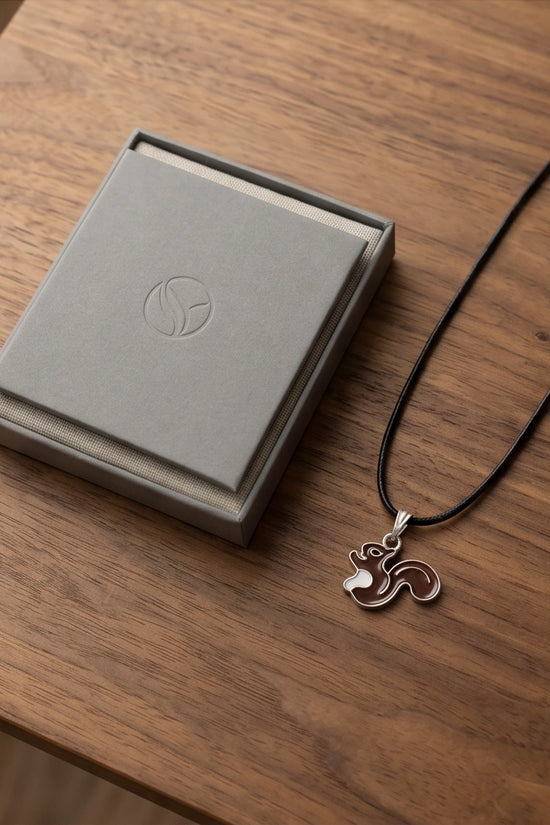 The Chestnut Squirrel Pendant