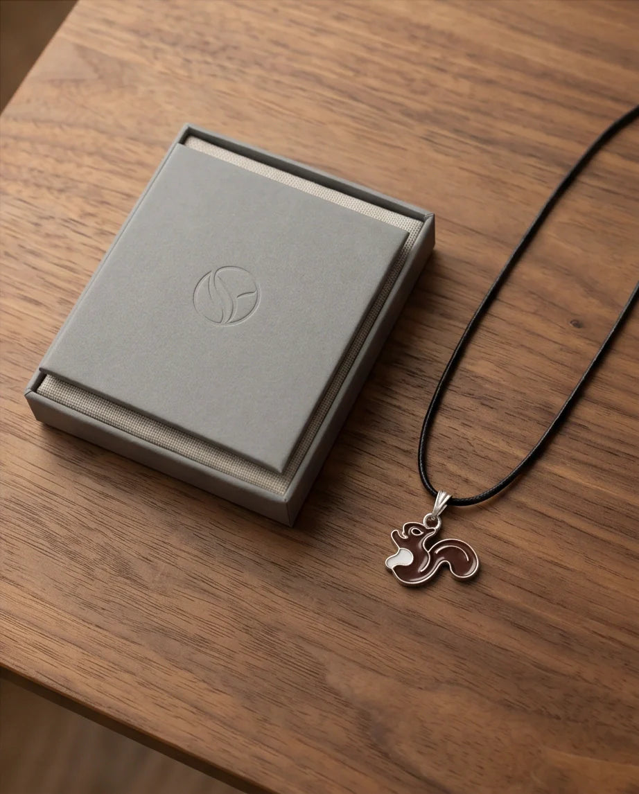 The Chestnut Squirrel Pendant