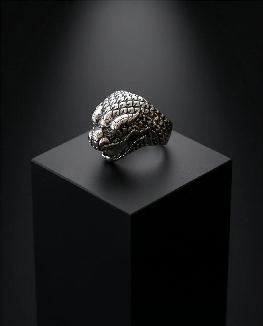"Serpent’s Legacy" – Premium Viper Statement Ring