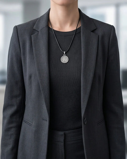 The Royal Heritage: Vintage Elizabeth II Coin Pendant Necklace
