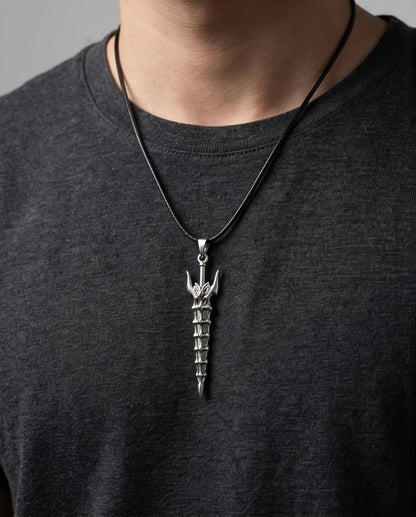 Gothic Dragon Spire Necklace