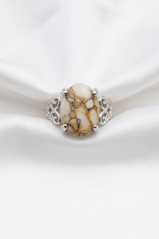 Vintage Filigree Wildstone Ring