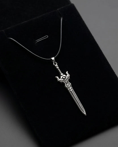Fantasy Broadsword Pendant Necklace