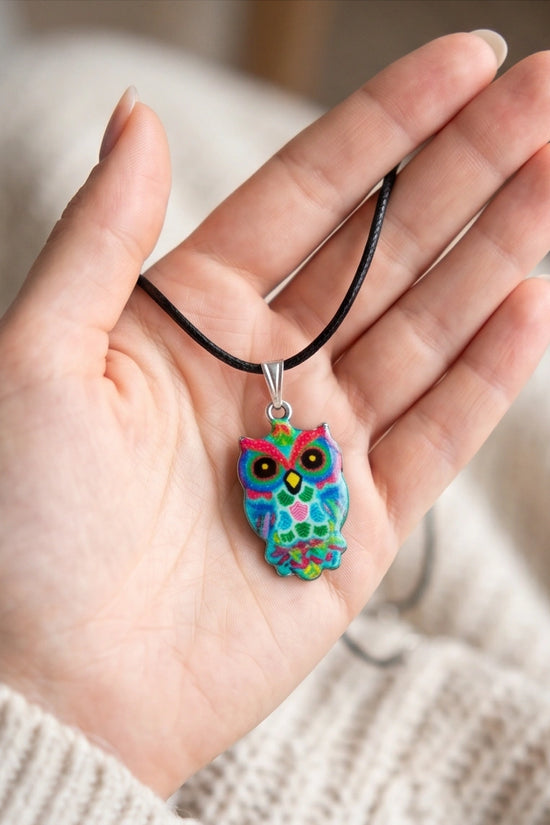 The Mosaic Owl Pendant