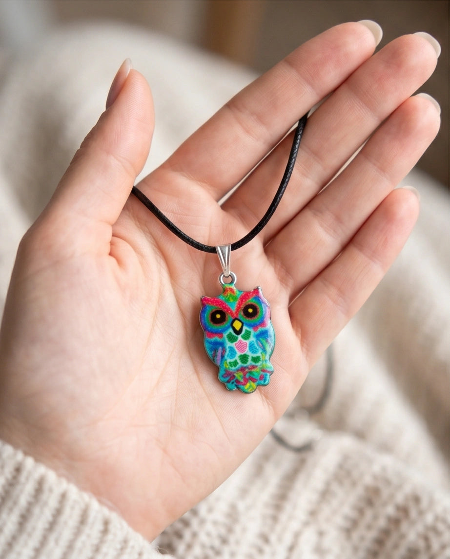 The Mosaic Owl Pendant